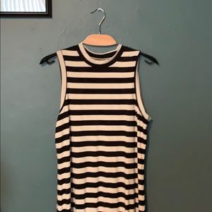 Fitted striped dress